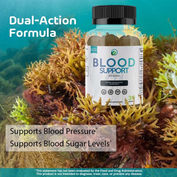 FloBaz Blood Support Gummies – Dual-Action Blood Pressure & Blood Sugar Support, 30 Count