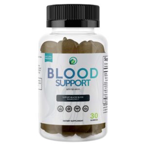 FloBaz Blood Support Gummies – Dual-Action Blood Pressure & Blood Sugar Support, 30 Count